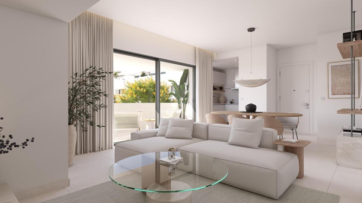 New build, 3 bedroom, 2 bathroom apartment in Vera Playa