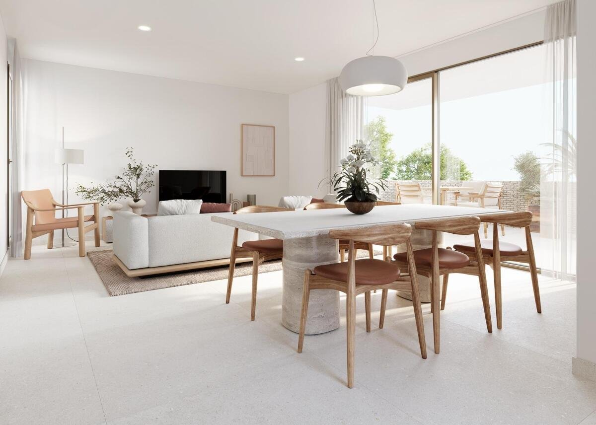 New build, 3 bedroom, 2 bathroom apartment in Vera Playa