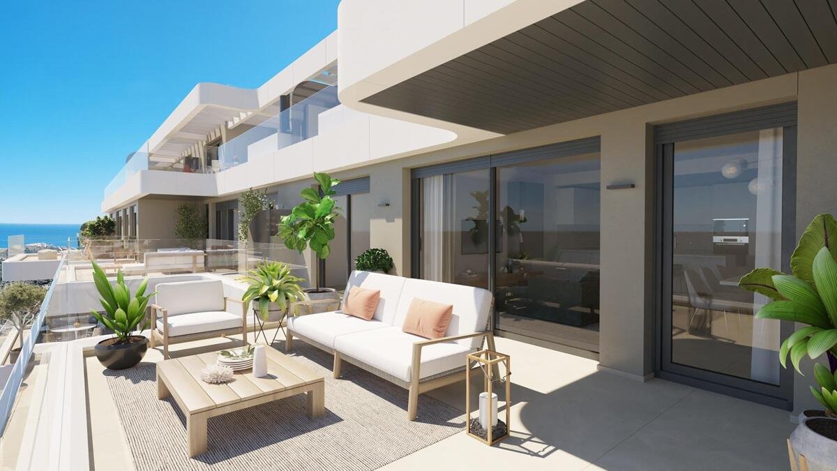 New build, 3 bedroom, 2 bathroom apartment in Mijas