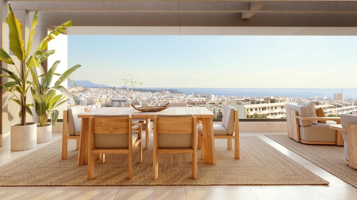 New build, 3 bedroom, 2 bathroom apartment in Estepona