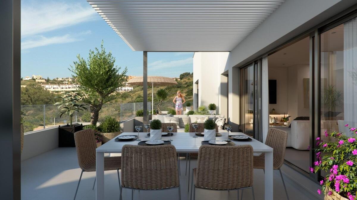 New build, 4 bedroom, 2 bathroom apartment in Casares