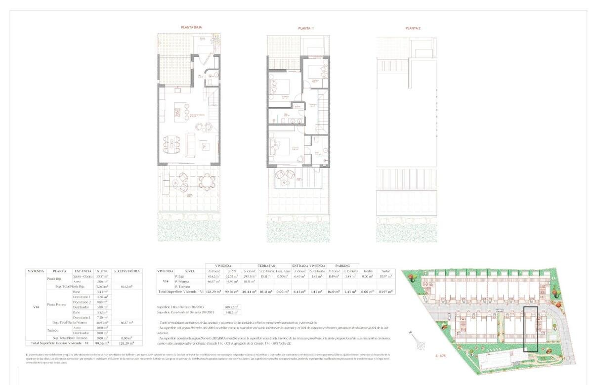New build, 3 bedroom, 3 bathroom town house in Manilva