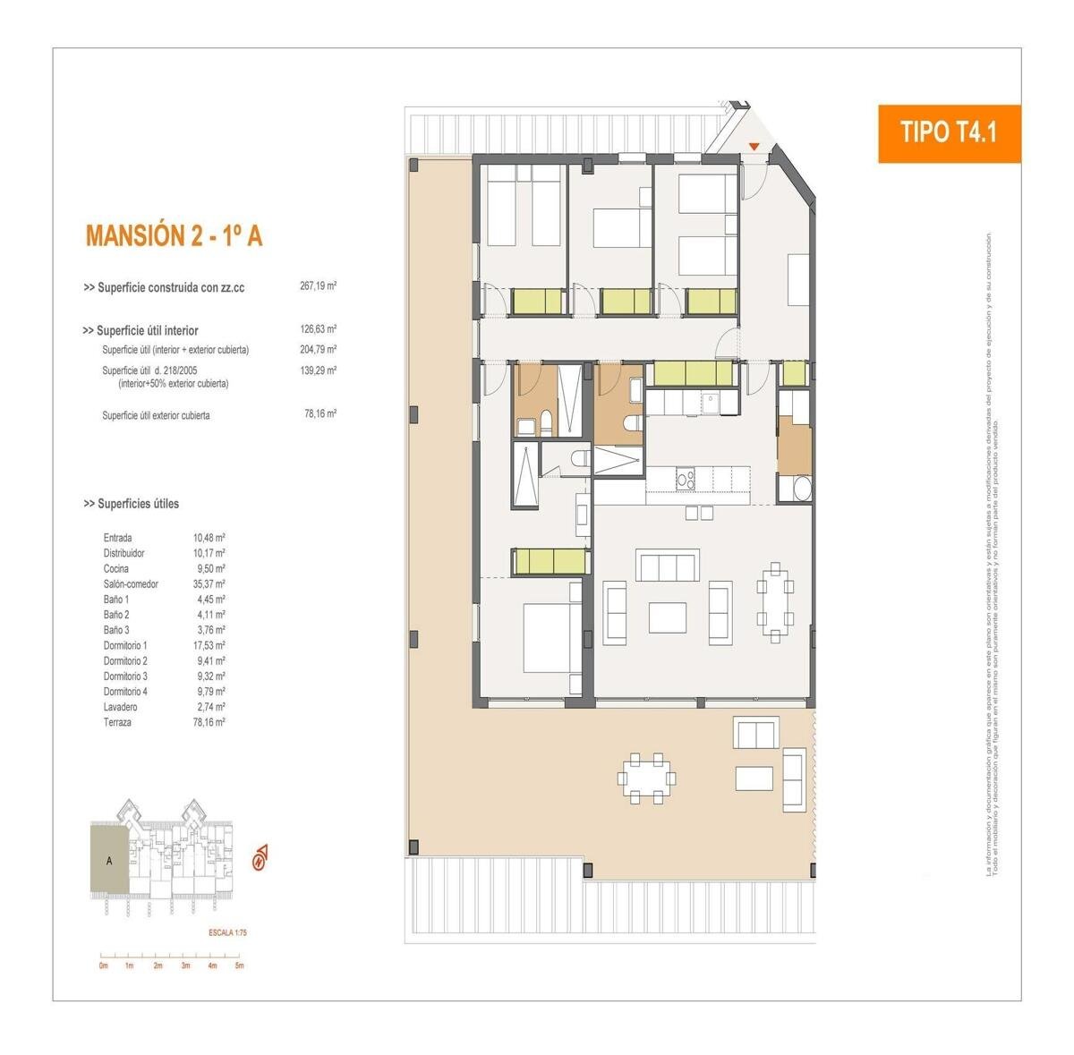 New build, 4 bedroom, 3 bathroom Apartment in San Roque