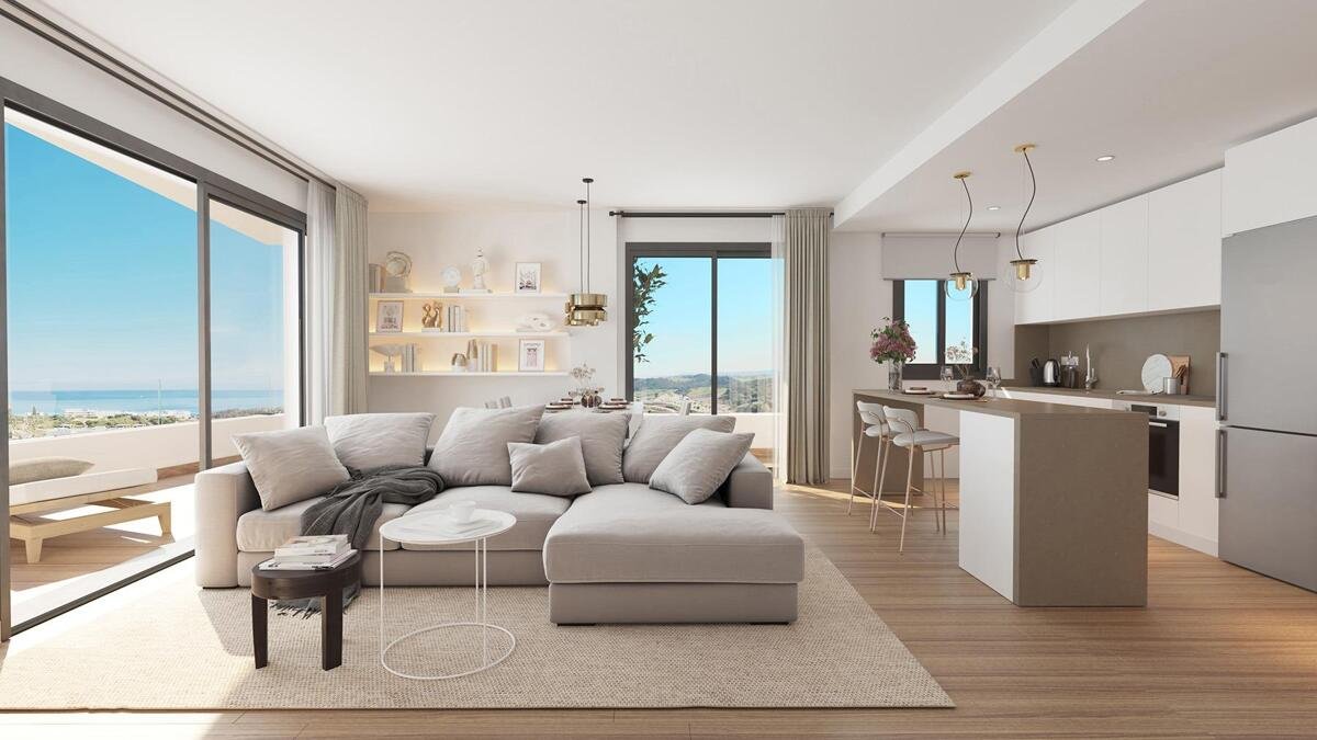 New build, 4 bedroom, 2 bathroom penthouse in Estepona
