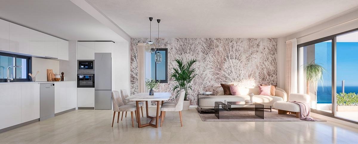 New build, 3 bedroom, 2 bathroom town house in Benalmádena