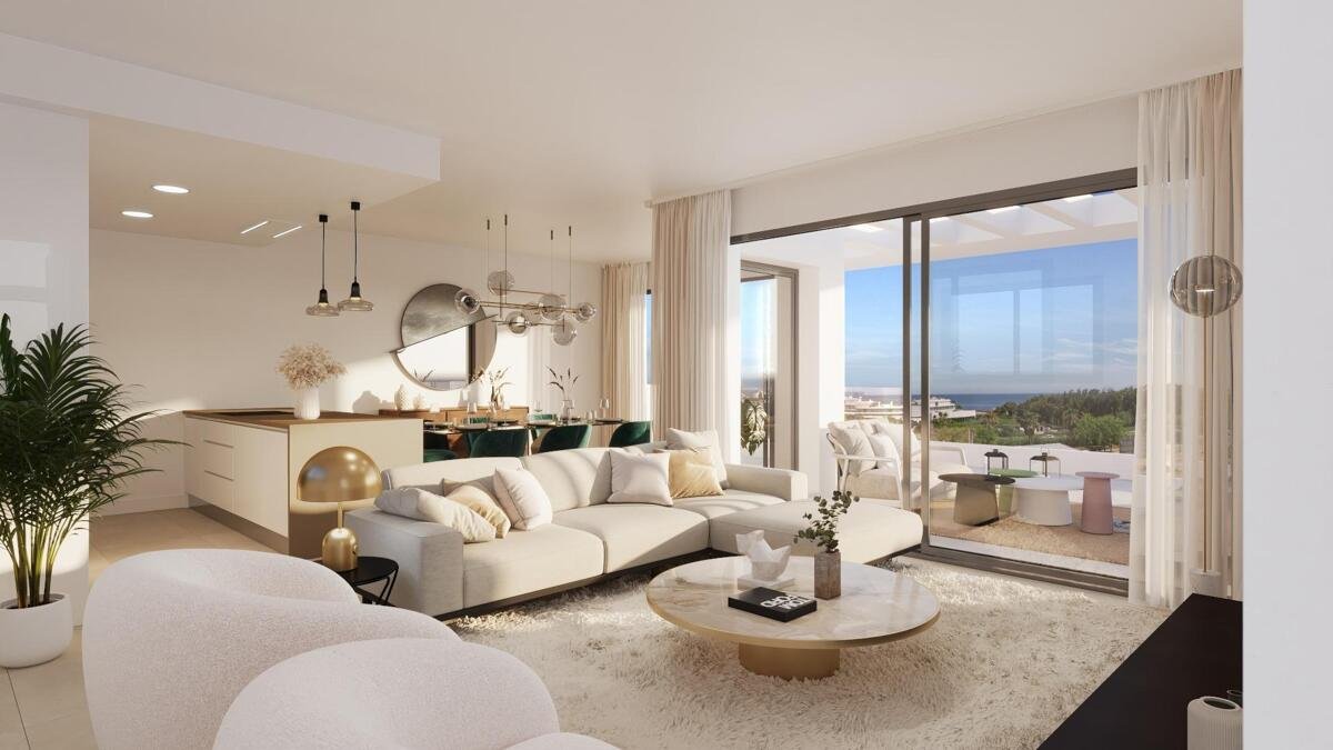 New build, 3 bedroom, 2 bathroom penthouse in Estepona