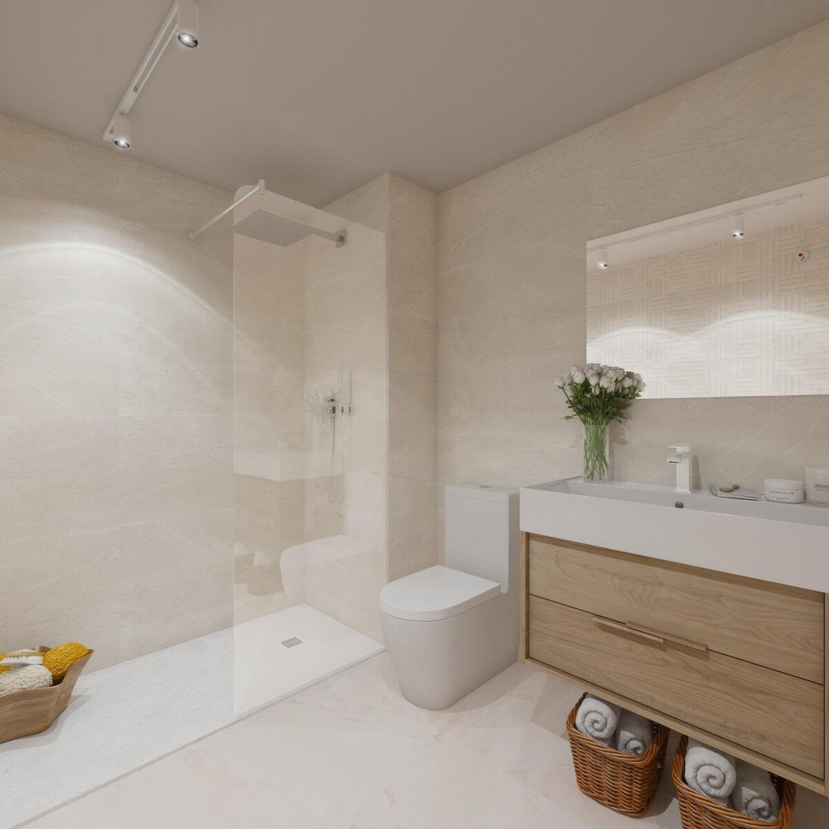 New build, 2 bedroom, 2 bathroom apartment in Estepona