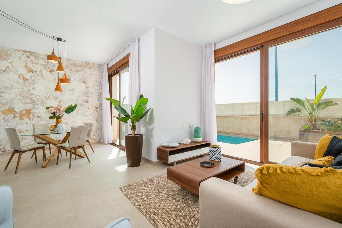 New build, 2 bedroom, 2 bathroom villa in Vera