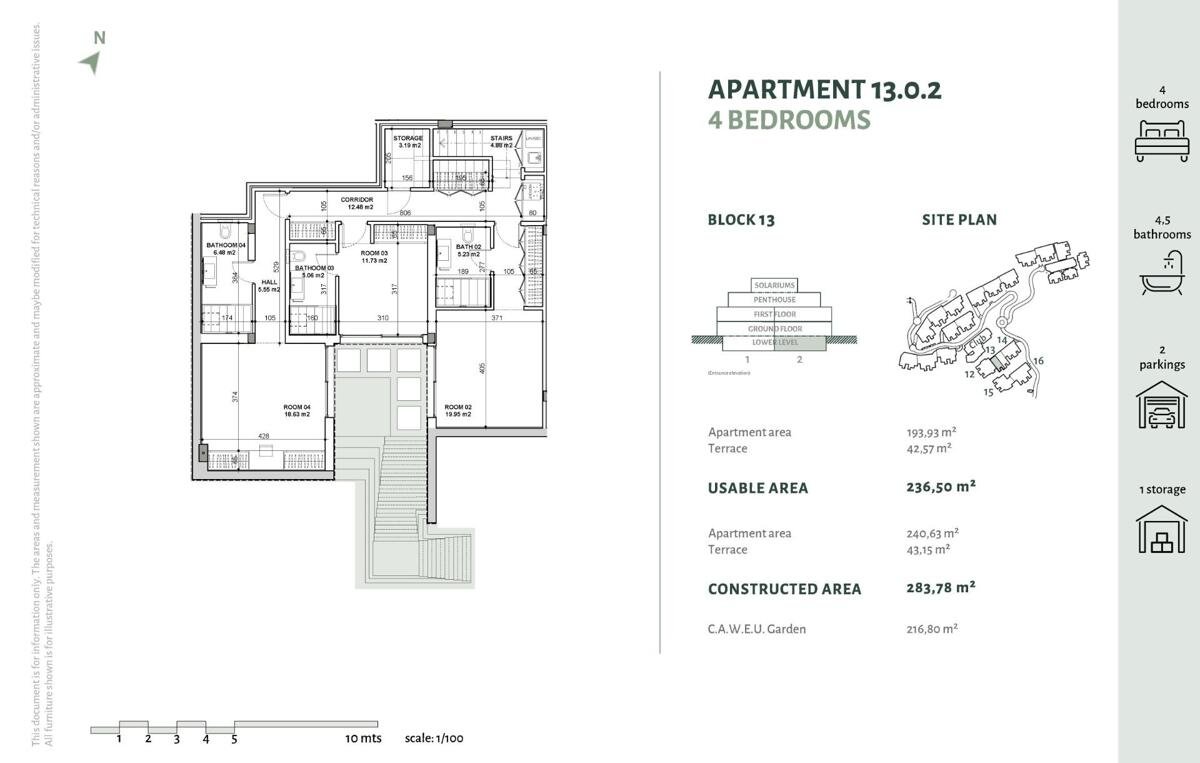 New build, 4 bedroom, 4 bathroom Apartment in Benahavís