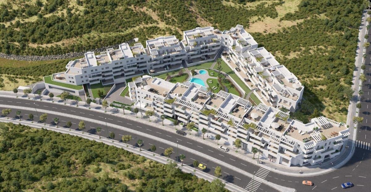 New build, 3 bedroom, 2 bathroom apartment in Málaga