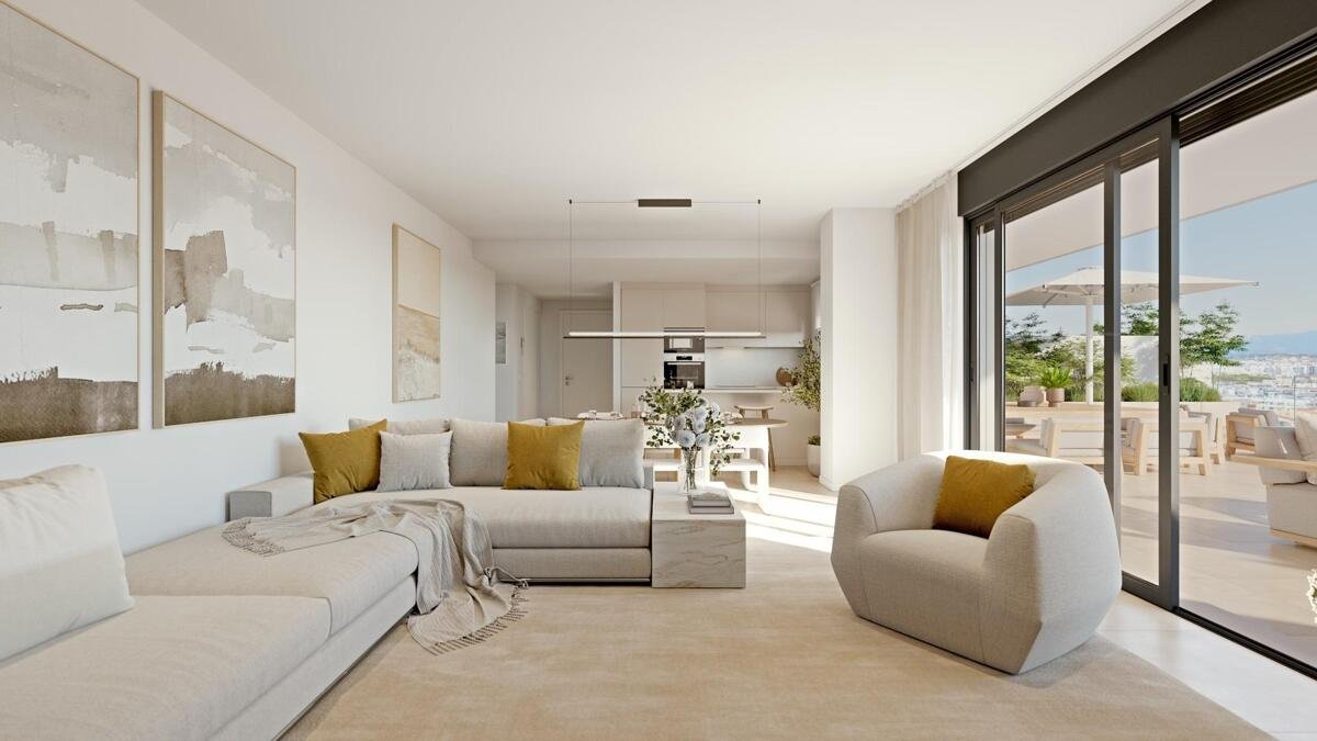 3 bedroom, 2 bathroom Apartments and Penthouses in Estepona