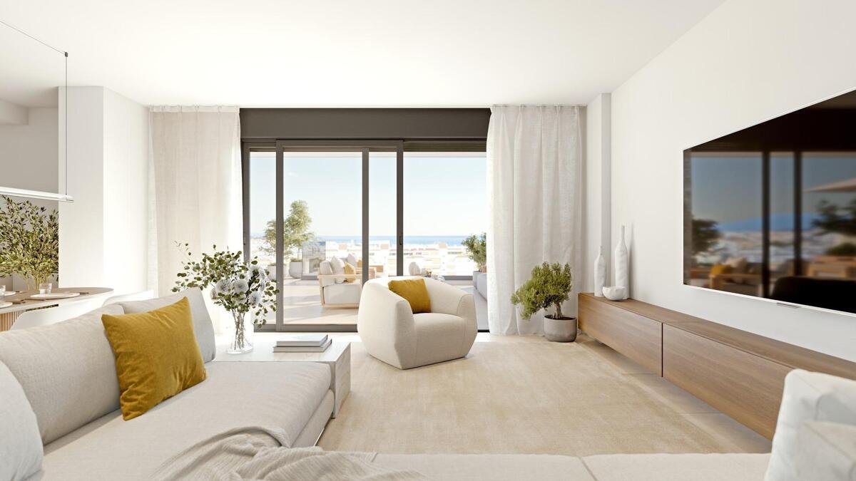 3 bedroom, 2 bathroom Apartments and Penthouses in Estepona