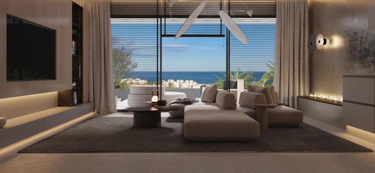 New build, 2-3-Bedroom, 2-Bathroom Apartments with Sea-view in Estepona