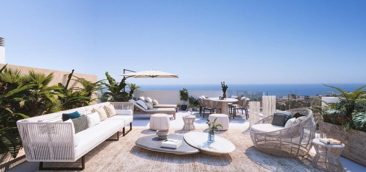 New build, 2 bedroom, 2 bathroom penthouse in Benalmádena