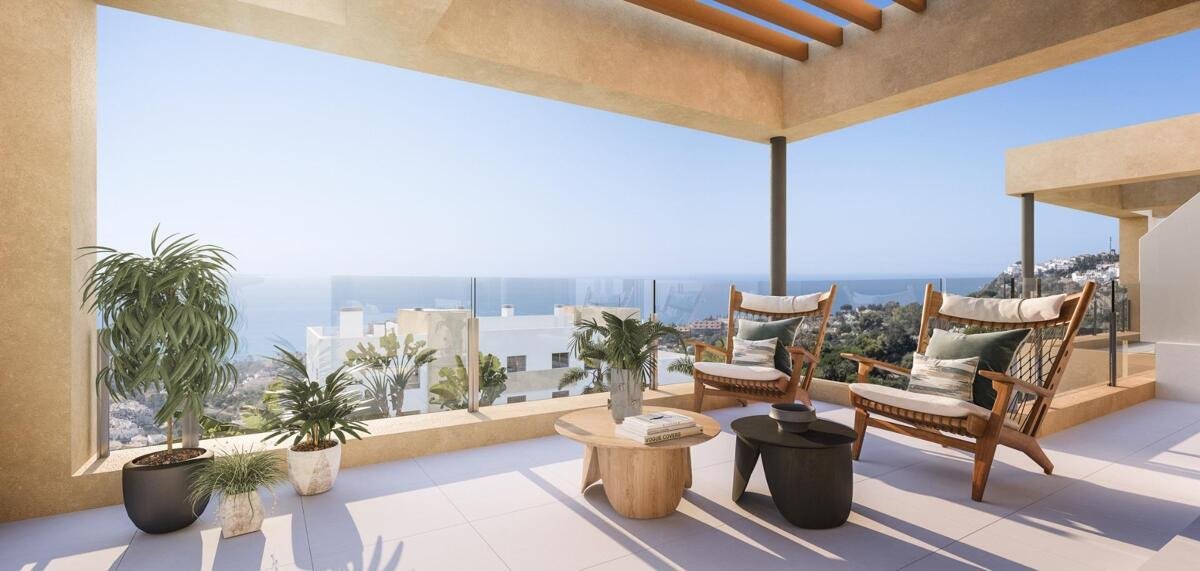 New build, 2 bedroom, 2 bathroom penthouse in Benalmádena