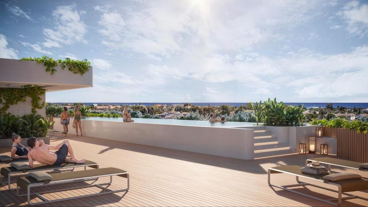 New build, 1 bedroom, 1 bathroom ground floor apartment in San Pedro De Alcantara