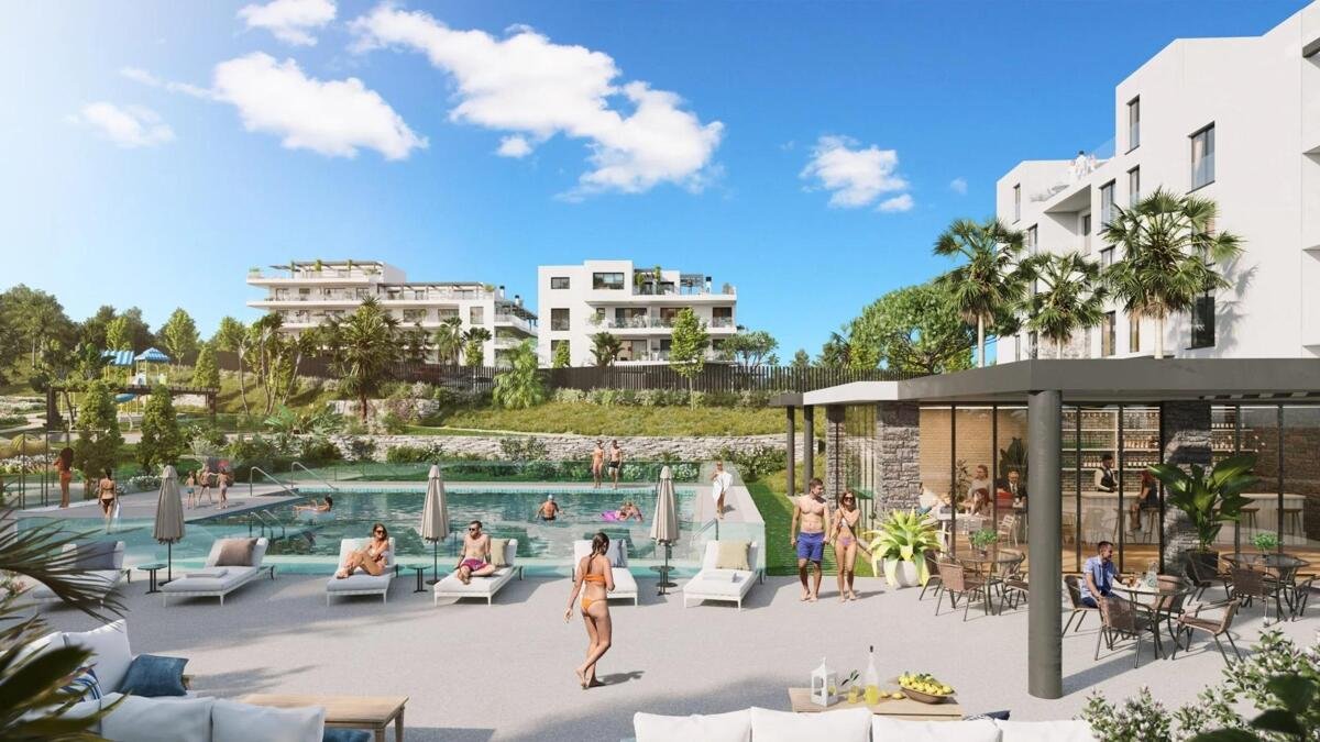New build, 3 bedroom, 2 bathroom apartment in Mijas