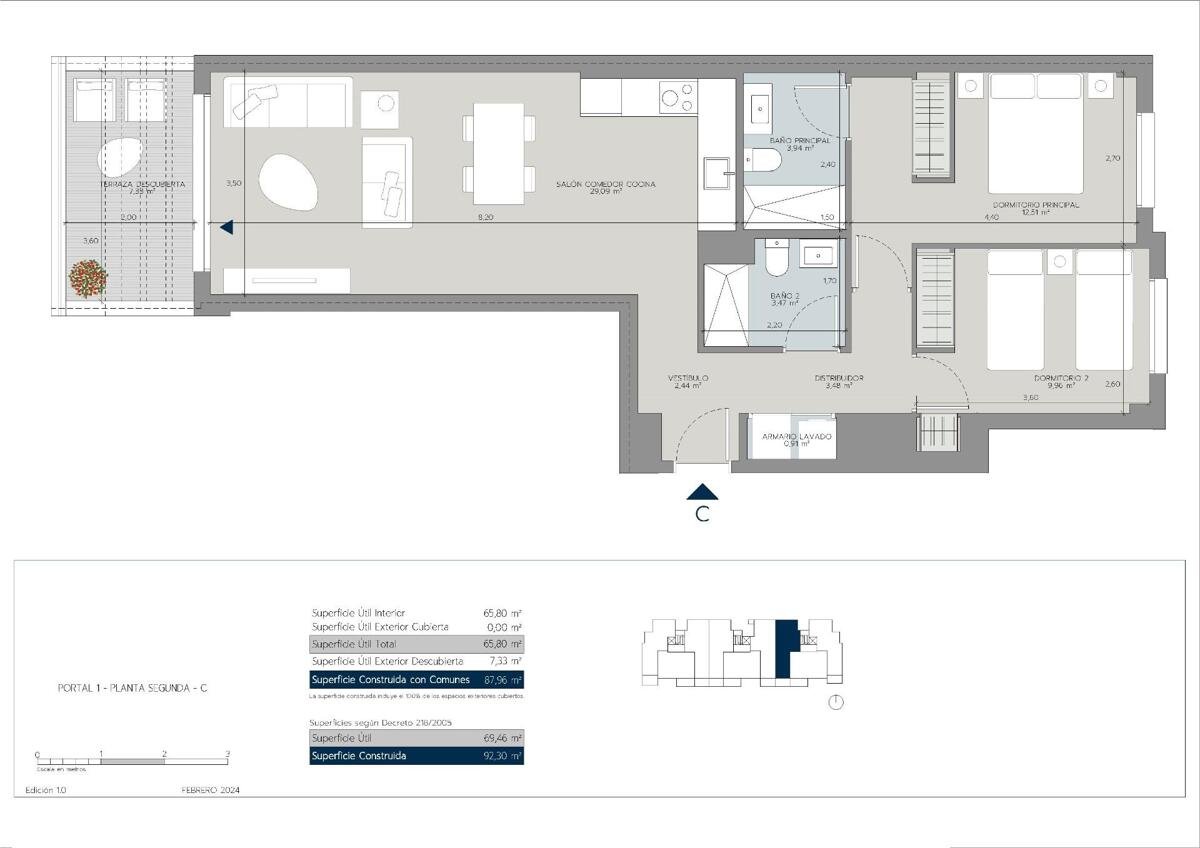 New build, 2 bedroom, 2 bathroom Apartment in Mijas