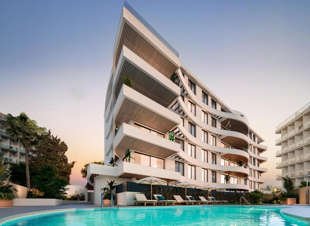 New build, 3 bedroom, 2 bathroom apartment in Benalmádena