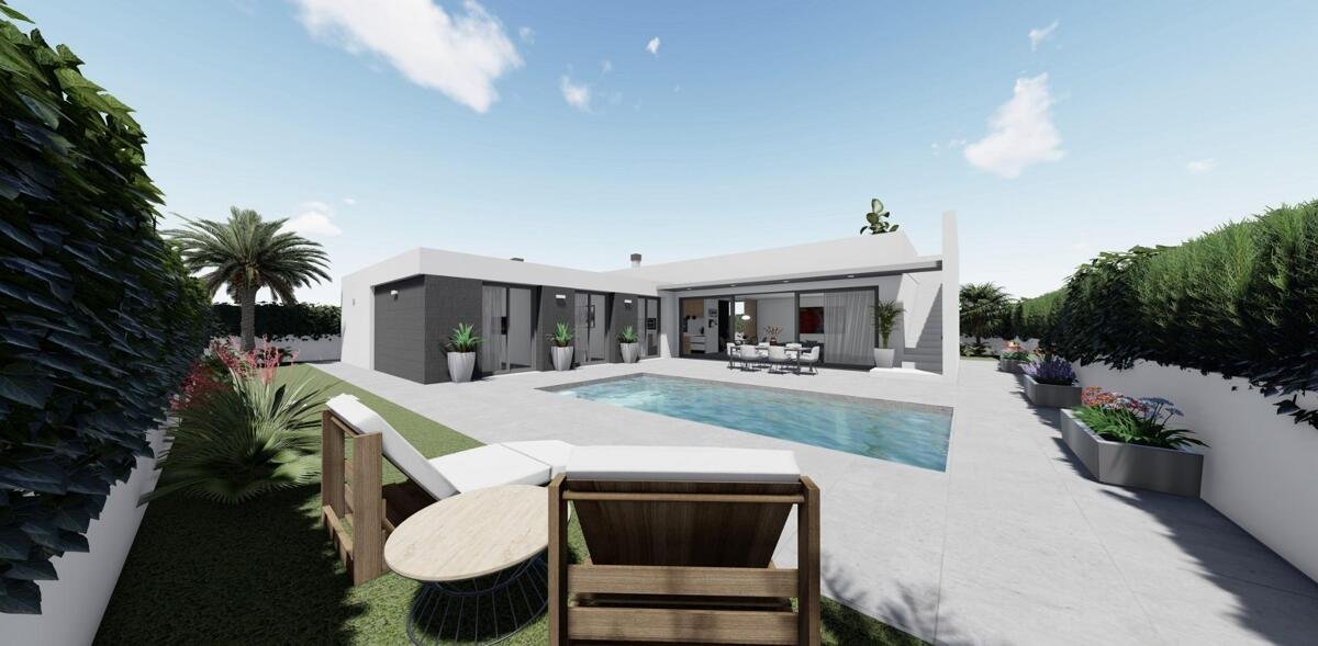 New build, 3 bedroom, 2 bathroom villa in San Juan De Los Terreros