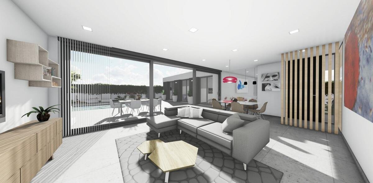New build, 3 bedroom, 2 bathroom villa in San Juan De Los Terreros