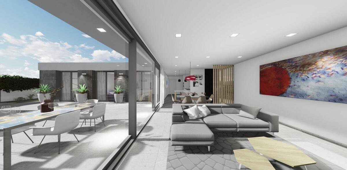 New build, 3 bedroom, 2 bathroom villa in San Juan De Los Terreros