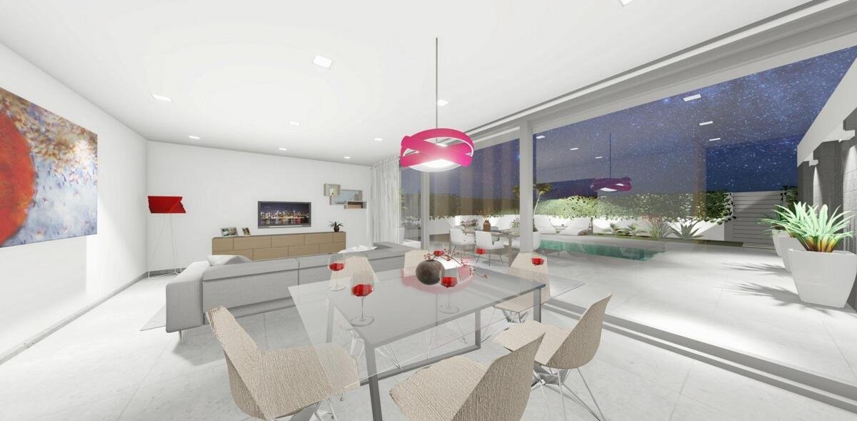 New build, 3 bedroom, 2 bathroom villa in San Juan De Los Terreros