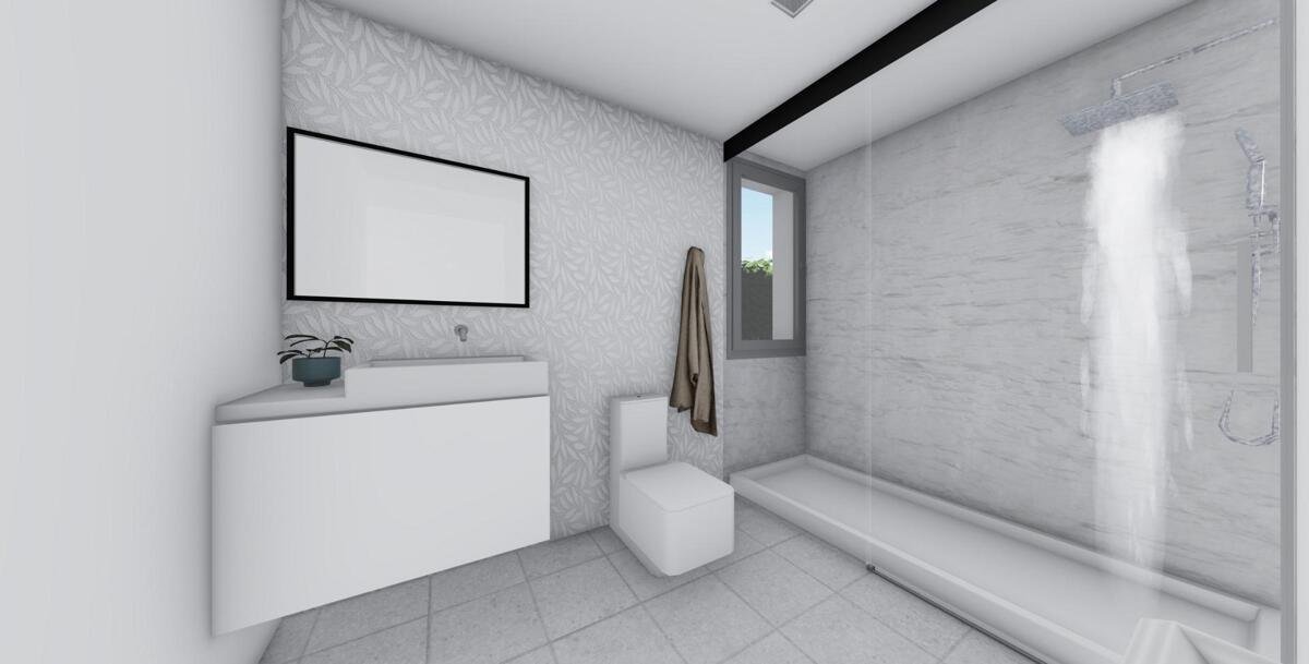New build, 3 bedroom, 2 bathroom villa in San Juan De Los Terreros