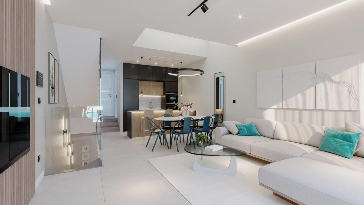 New build, 3 bedroom, 2 bathroom town house in Fuengirola