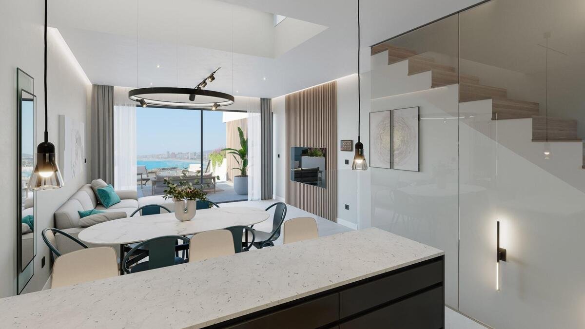 New build, 3 bedroom, 2 bathroom town house in Fuengirola