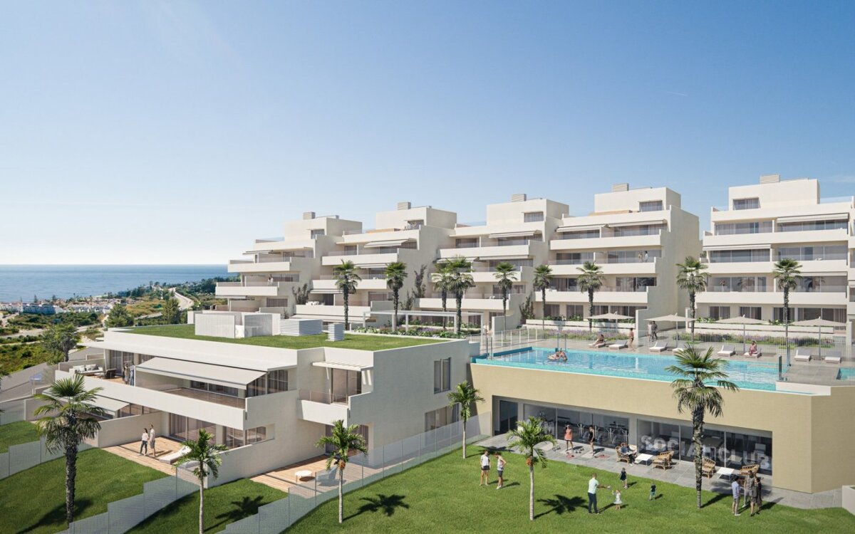 New build, 3 bedroom, 2 bathroom penthouse in Estepona