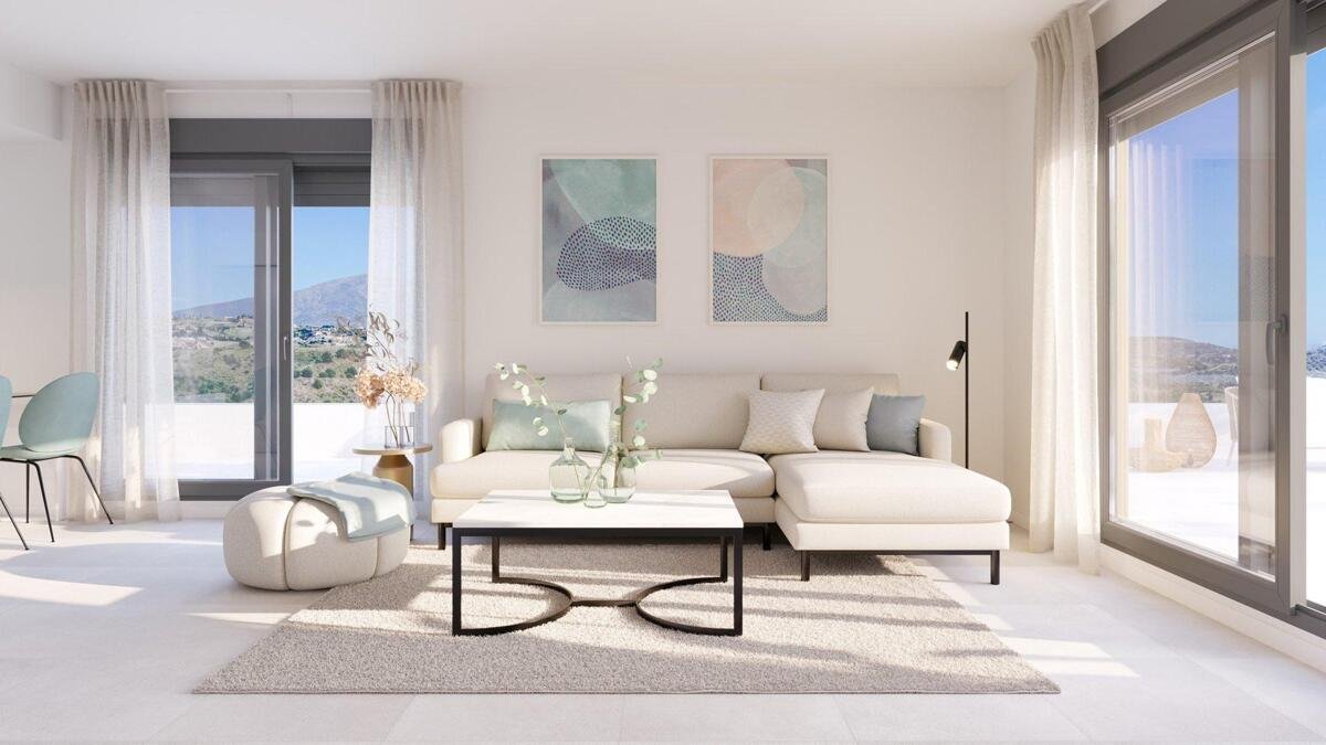 New build, 2 bedroom, 1 bathroom apartment in Mijas