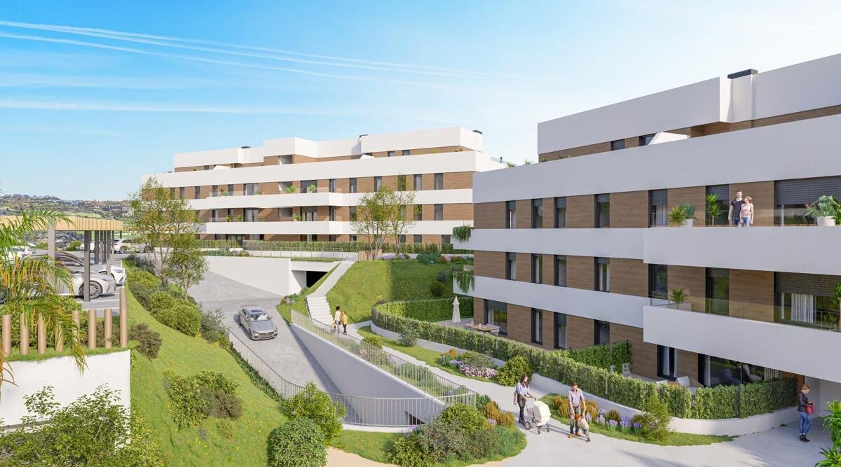 New build, 2 bedroom, 1 bathroom apartment in Mijas