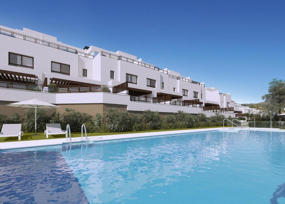 New build, 3 bedroom, 2 bathroom town house in Mijas
