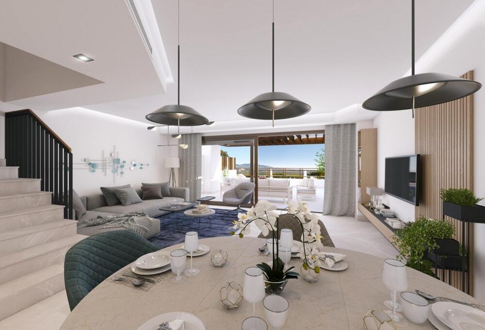 New build, 3 bedroom, 2 bathroom town house in Mijas