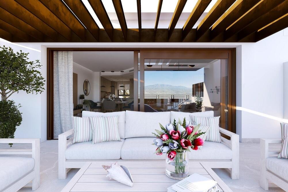 New build, 3 bedroom, 2 bathroom town house in Mijas