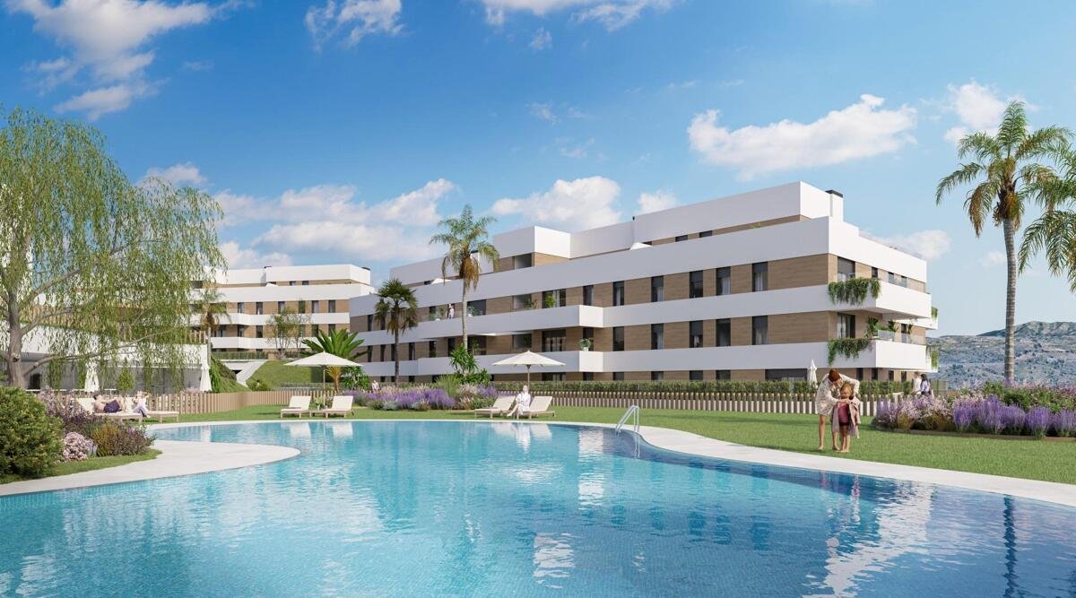New build, 3 bedroom, 2 bathroom apartment in Mijas