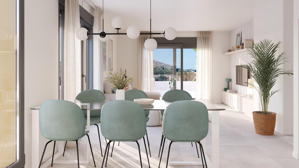 New build, 3 bedroom, 2 bathroom apartment in Mijas