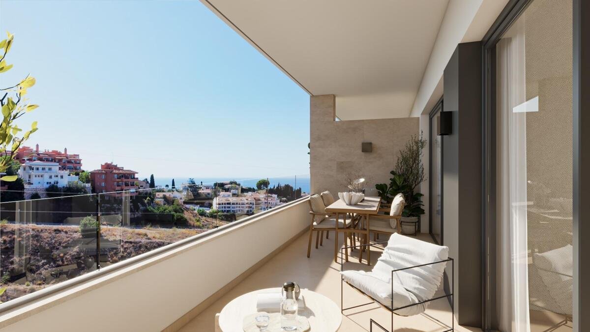 New build, 3 bedroom, 2 bathroom apartment in Fuengirola