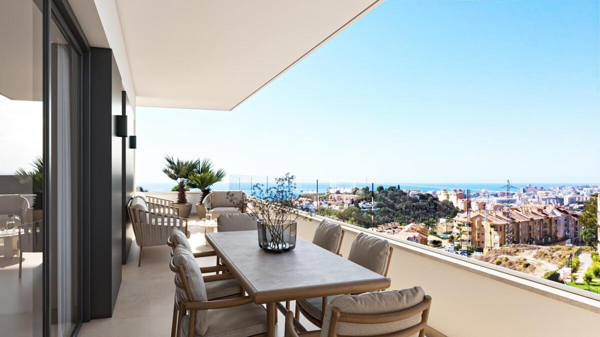New build, 3 bedroom, 2 bathroom apartment in Fuengirola