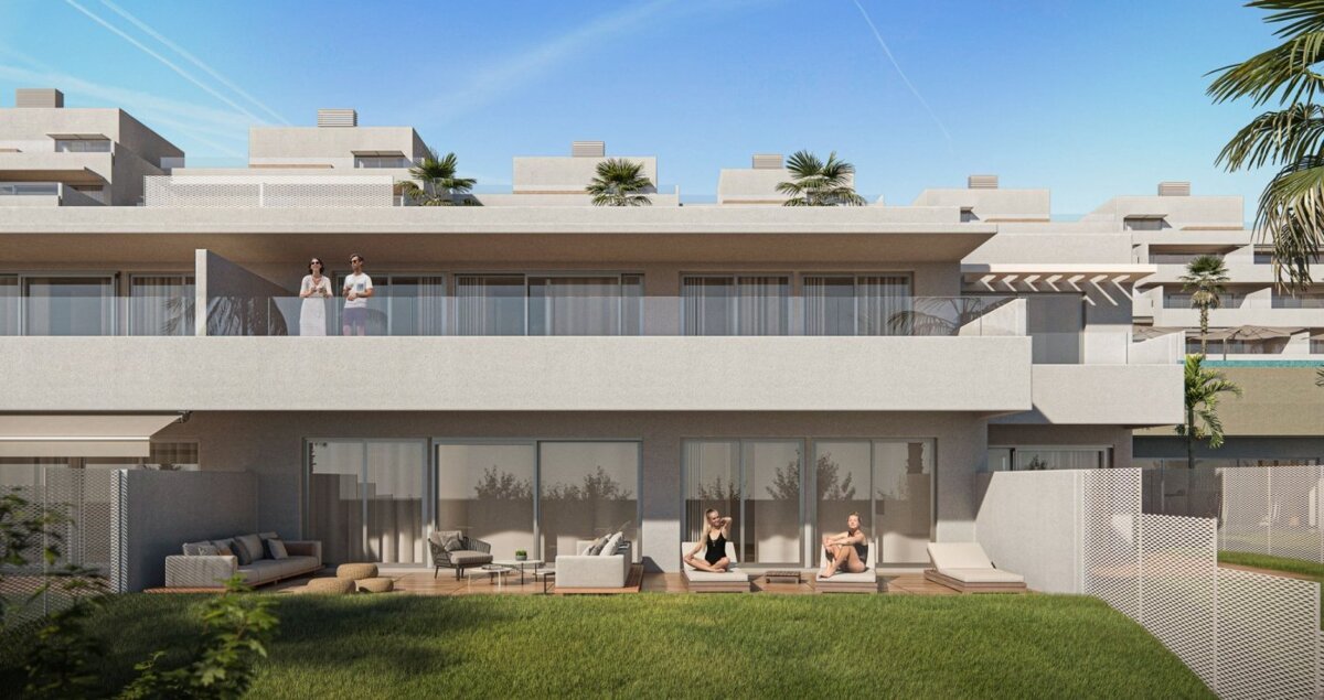 New build, 2 bedroom, 2 bathroom penthouse in Estepona