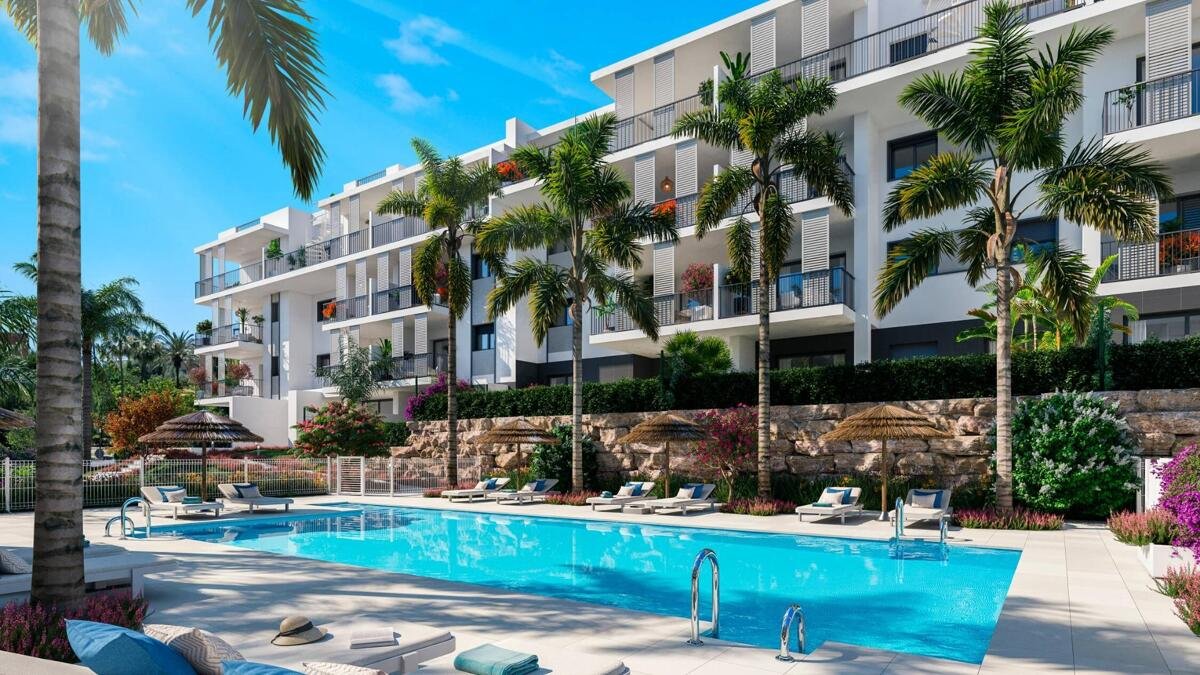 New build, 2 bedroom, 2 bathroom penthouse in Estepona