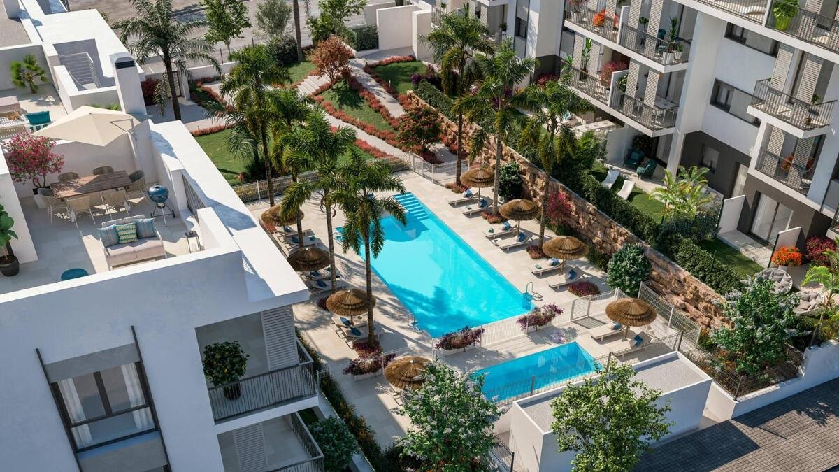 New build, 2 bedroom, 2 bathroom penthouse in Estepona