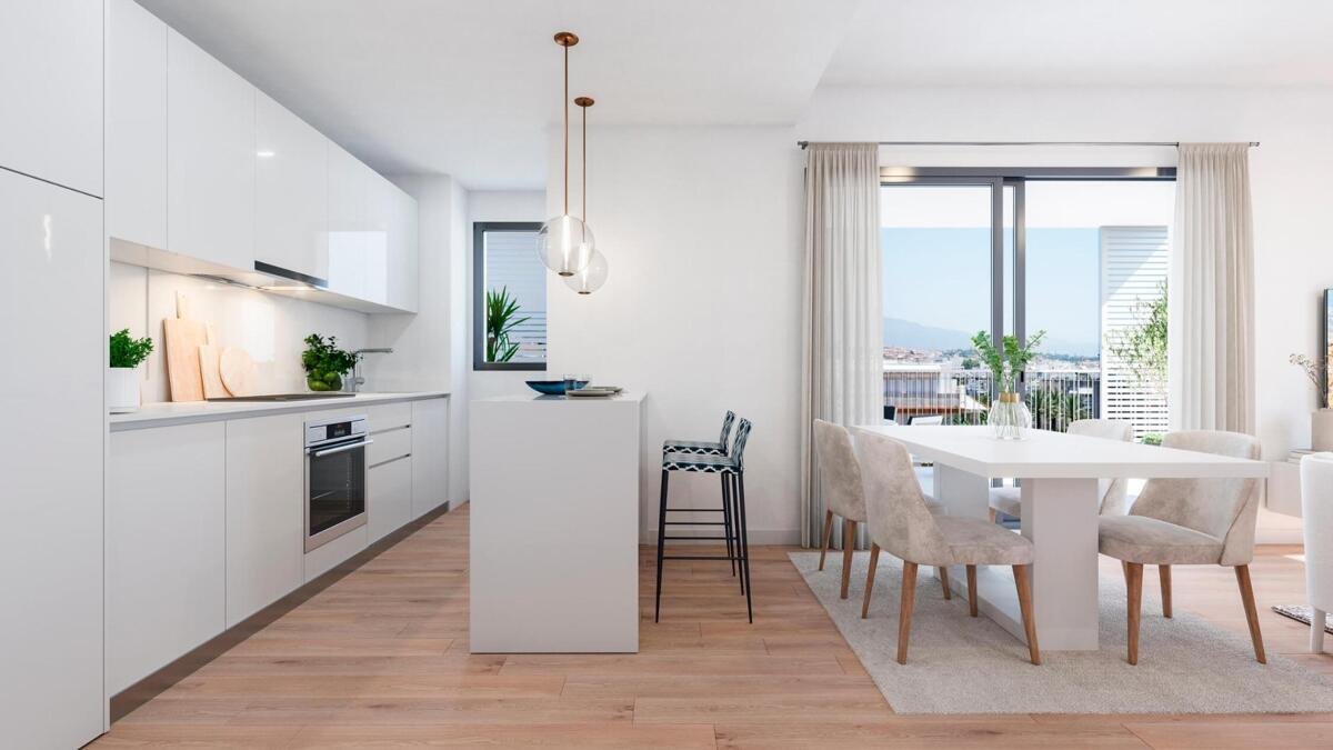 New build, 2 bedroom, 2 bathroom penthouse in Estepona