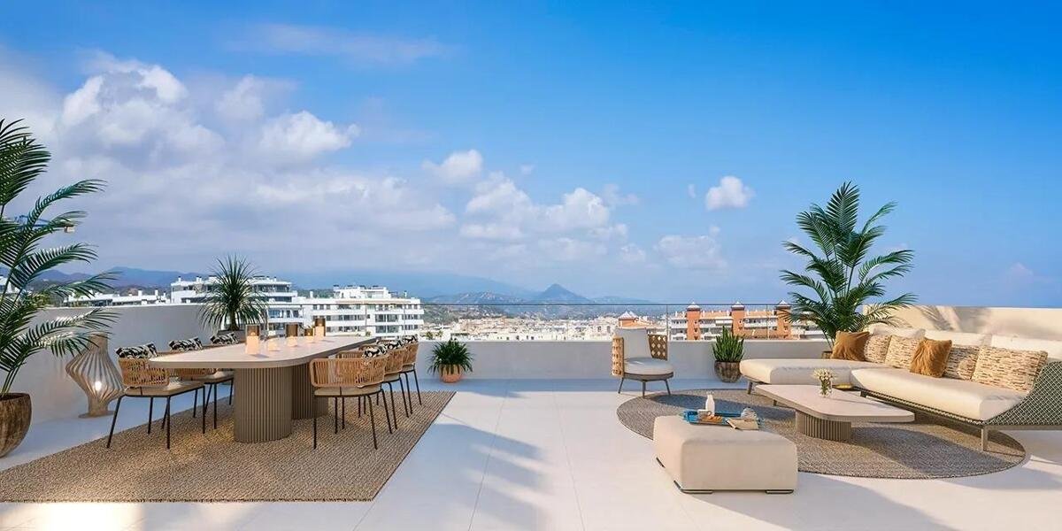 New build, 2 bedroom, 2 bathroom apartment in Estepona