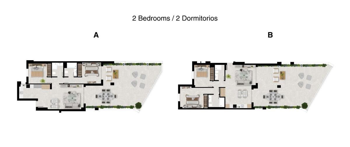 New build, 2 bedroom, 2 bathroom apartment in Mijas