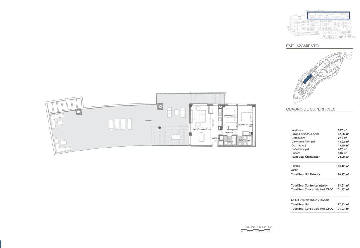 New build, 2 bedroom, 2 bathroom Penthouse in Estepona