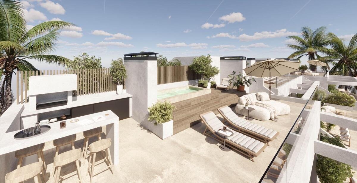 New build, 3 bedroom, 2 bathroom apartment in Estepona