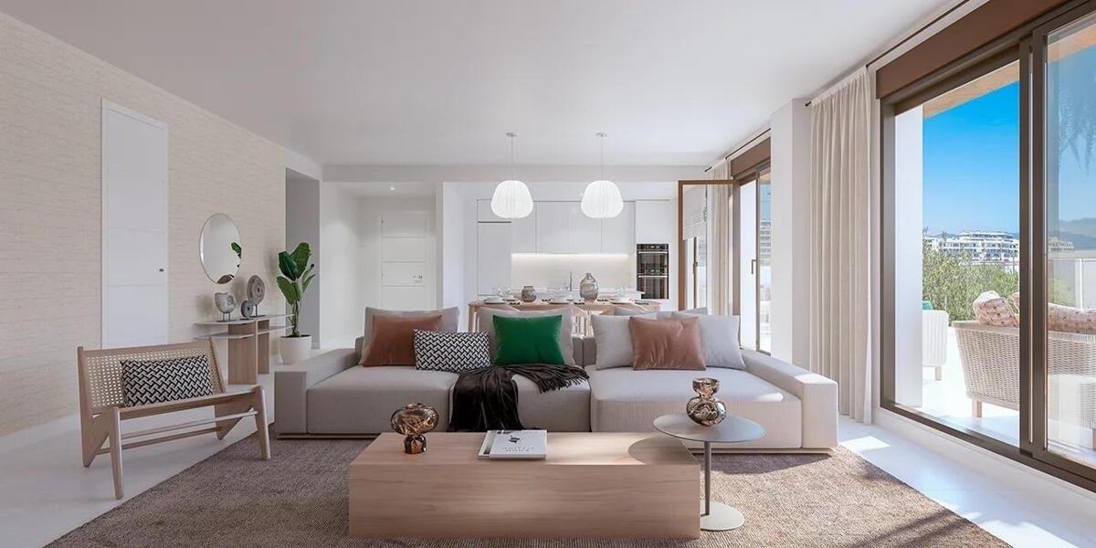 New build, 3 bedroom, 2 bathroom apartment in Estepona