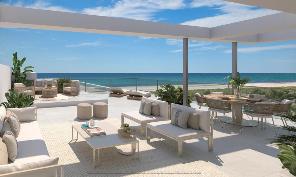 New build, 3 bedroom, 2 bathroom apartment in Almerimar